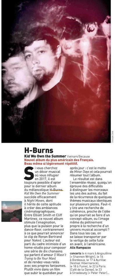 H-Burns - Les Inrockuptibles (2017)
